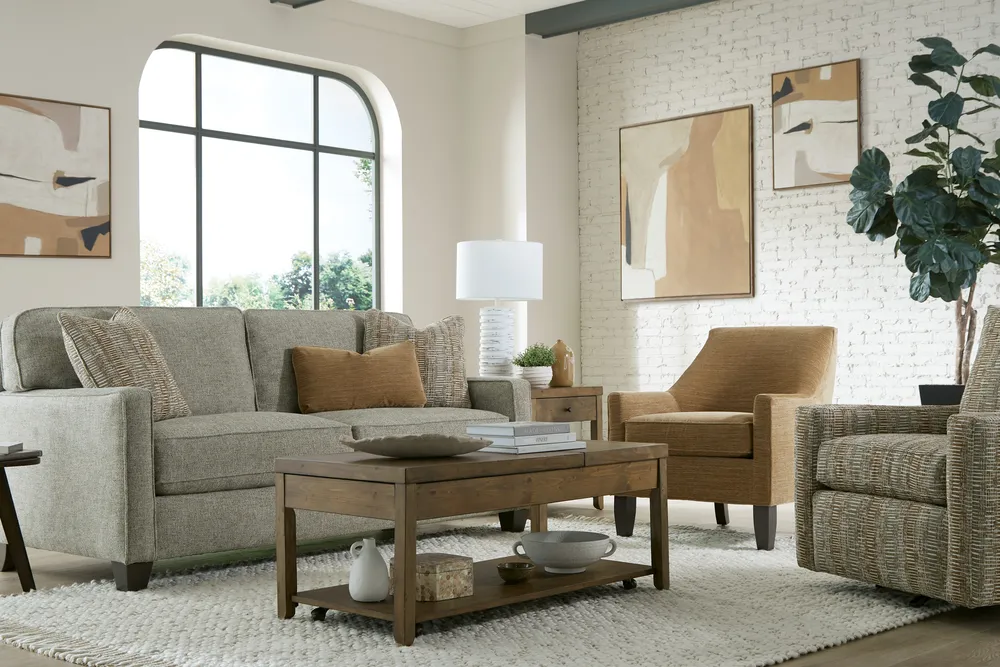 Craftmaster furniture styled in a room