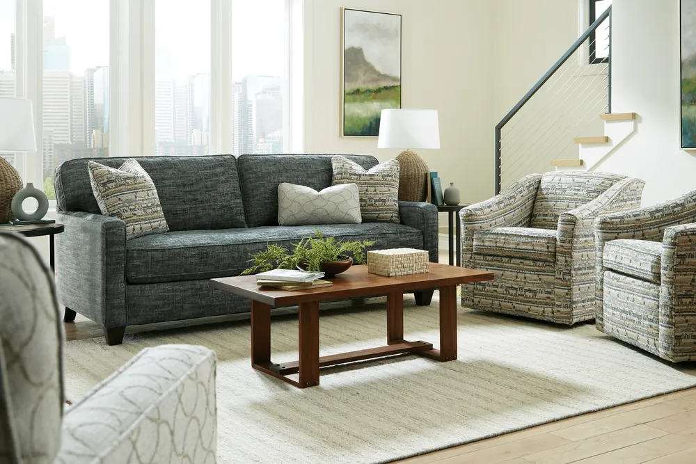 Craftmaster furniture styled in a room