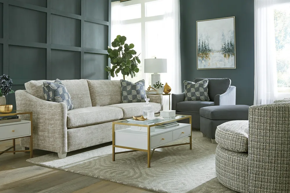 Craftmaster furniture styled in a room