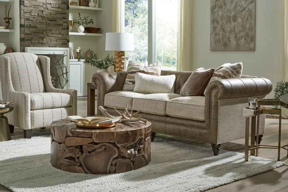 Craftmaster furniture styled in a room