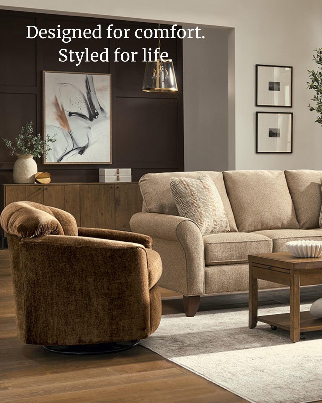 A beautiful room should feel as good as it looks.

Craftmaster seating brings together inviting cushions, tailored details, and timeless
silhouettes for spaces made for gathering, relaxing, and living well. 

Comfort is always in style.

#CraftmasterFurniture #CraftedByCraftmaster #ComfortAndStyle #LivingRoomDesign #HomeFurniture #InteriorDesign