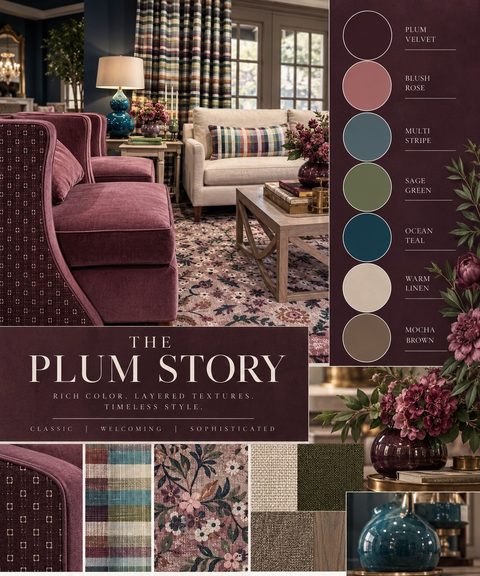 Classic meets contemporary. Transform your living space with the deep, layered textures of our Plum Story.

#craftedbycraftmaster #craftmasterfurniture #southernroots #plumstory